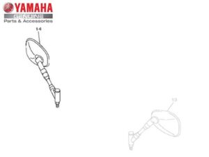 REAR VIEW MIRROR ASSY (LEFT)