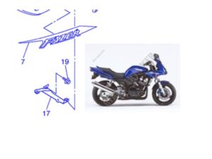 FZS600 2002  STICKER KUIP