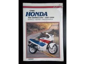 WERKPLAATS-BOEK HONDA HURRICANE 600 87-9